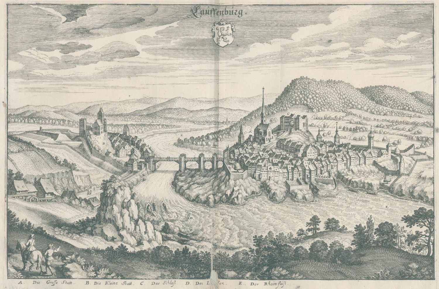 Große Abbildung Nr.3: 133-1641 Merian,(M.).: (Verschiedene Länder - Varia, Frankreich, Elsass)