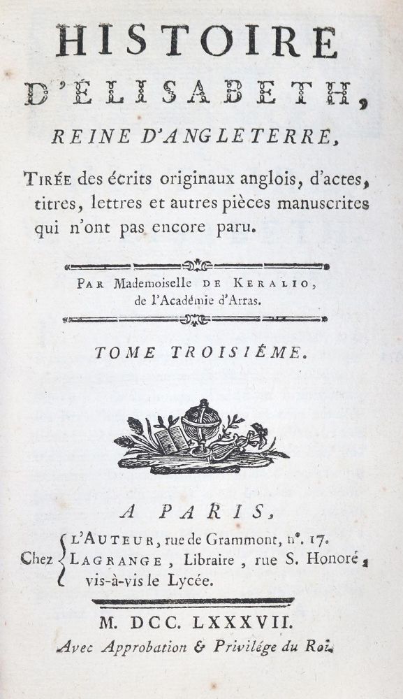 Große Abbildung Nr.1: 133-1646 (Robert,L.-F. Guinement de) Keralio.: (Verschiedene Länder - Geschichte, Großbritannien)