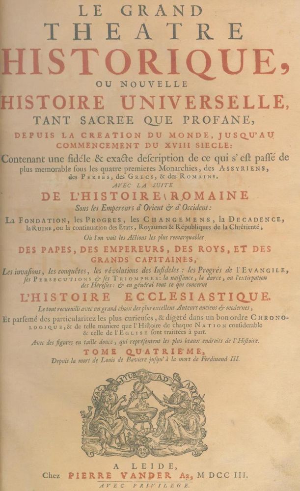 Große Abbildung Nr.1: 133-1647 (Gueudeville,N.).: (Verschiedene Länder - Geschichte)