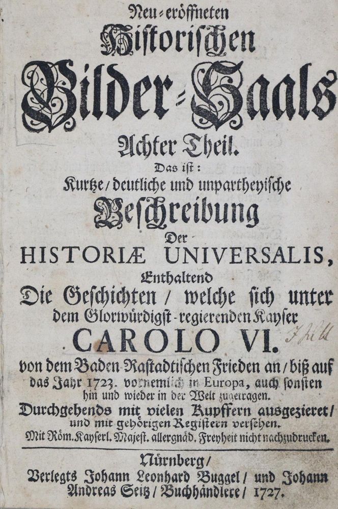 Große Abbildung Nr.2: 133-1648 (Imhof,A.L.).: (Verschiedene Länder - Geschichte)