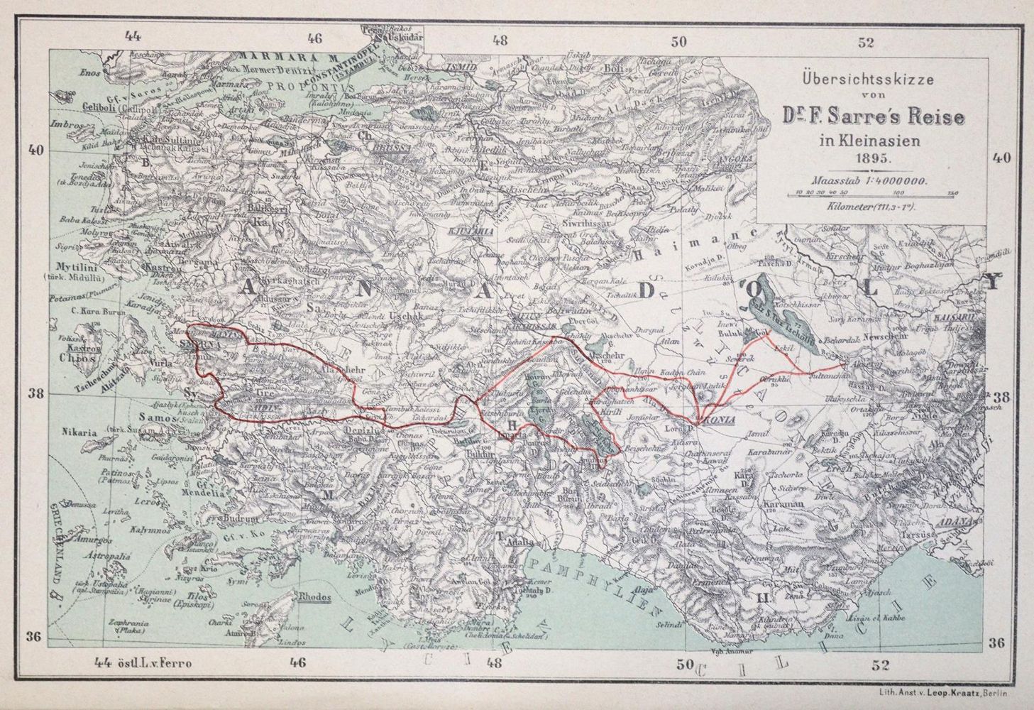 Große Abbildung Nr.2: 133-1692 Sarre,F.: (Verschiedene Länder - Geschichte, Türkei)