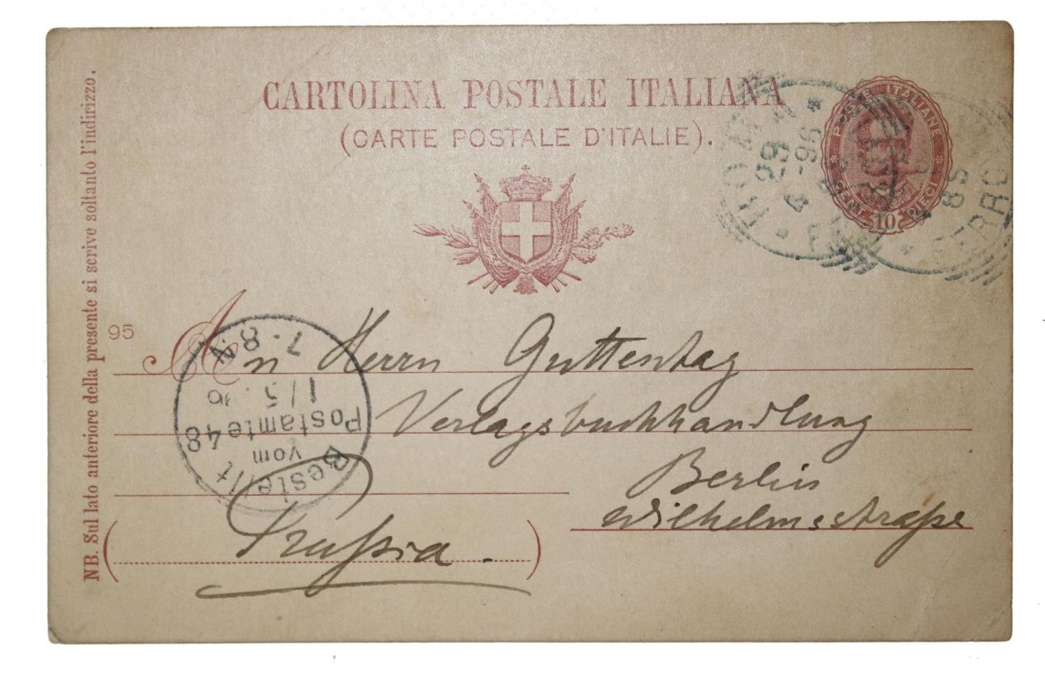 Große Abbildung Nr.1: 133-1699 Brentano, Franz,: (Autographen)