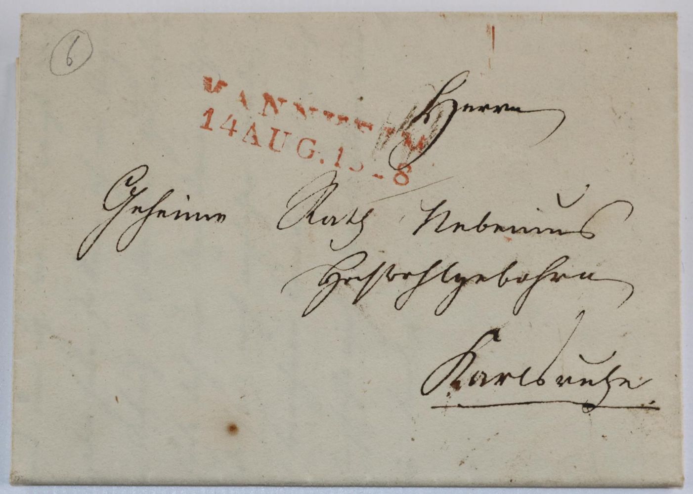 Große Abbildung Nr.1: 133-1716 Nebenius, Karl Friedrich,: (Autographen)