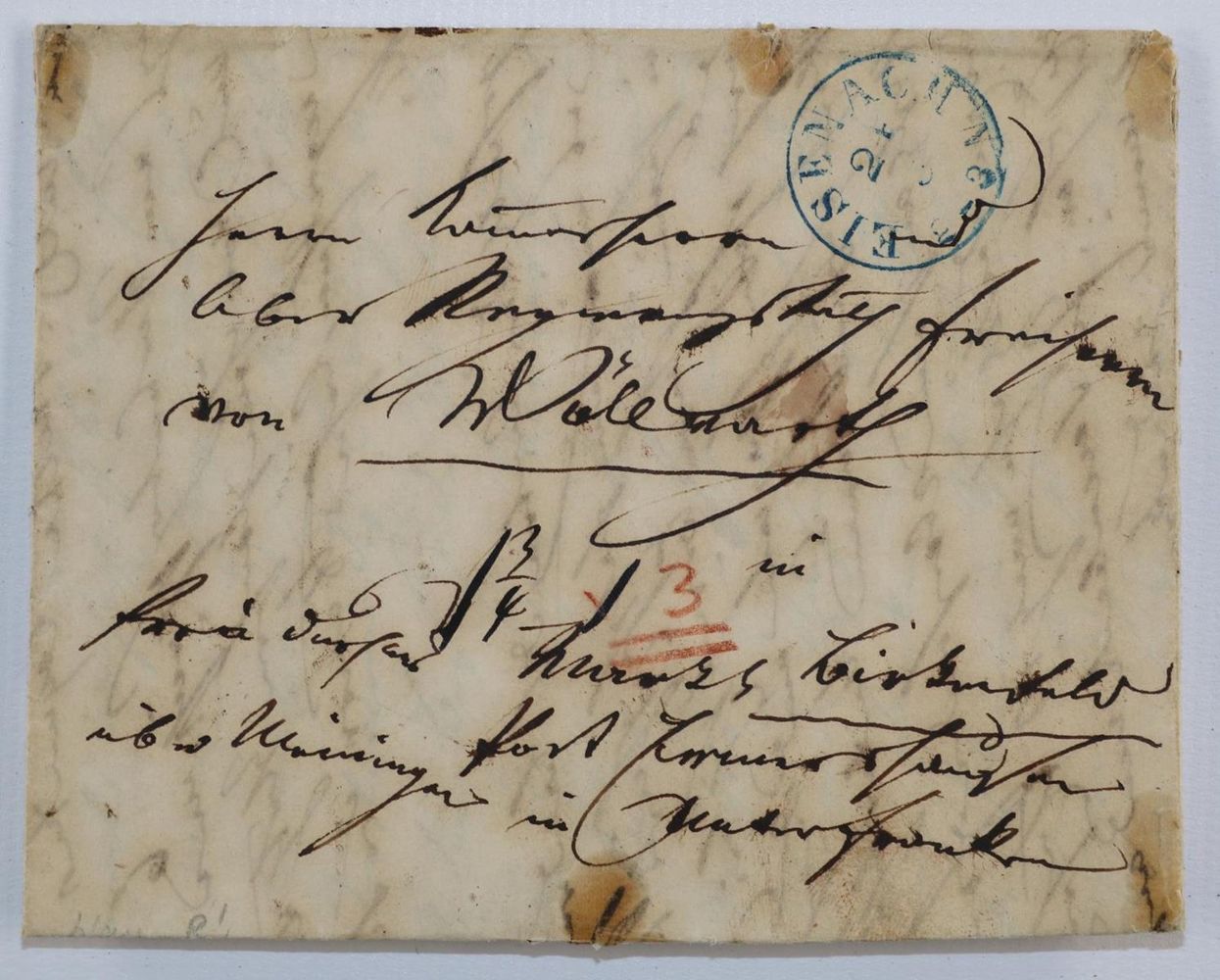Große Abbildung Nr.1: 133-1719 Brief: (Revolution 1848/49 - Vormärz - Politik)