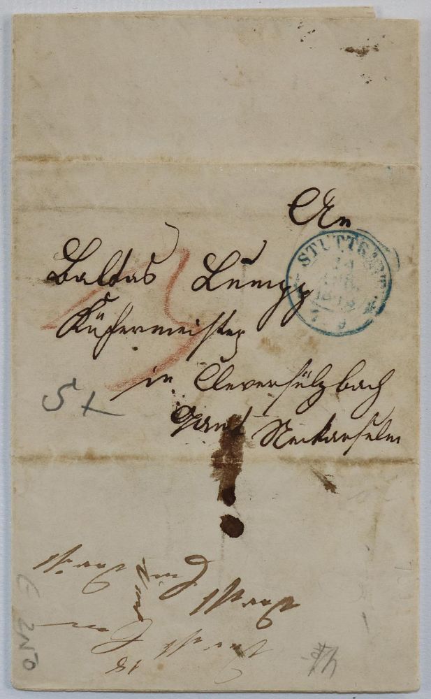 Große Abbildung Nr.1: 133-1722 Brief: (Revolution 1848/49 - Vormärz - Politik)