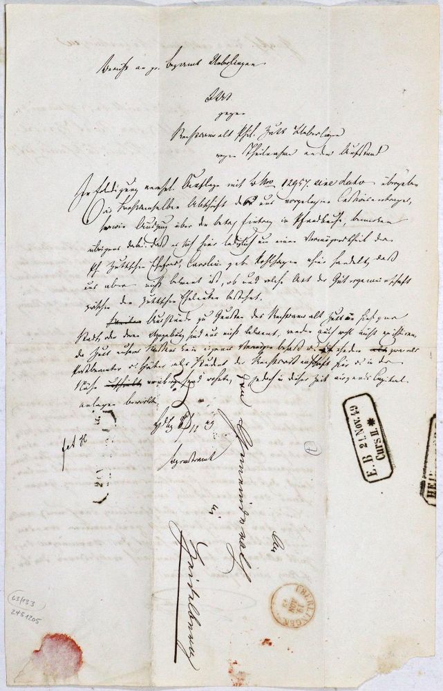 Große Abbildung Nr.2: 133-1723 Zutt, Philipp,: (Revolution 1848/49 - Vormärz - Politik)
