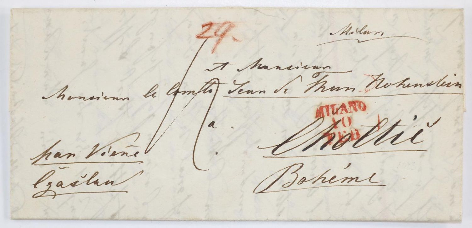Große Abbildung Nr.1: 133-1731 Thun und Hohenstein, Franz Graf von,: (Autographen)