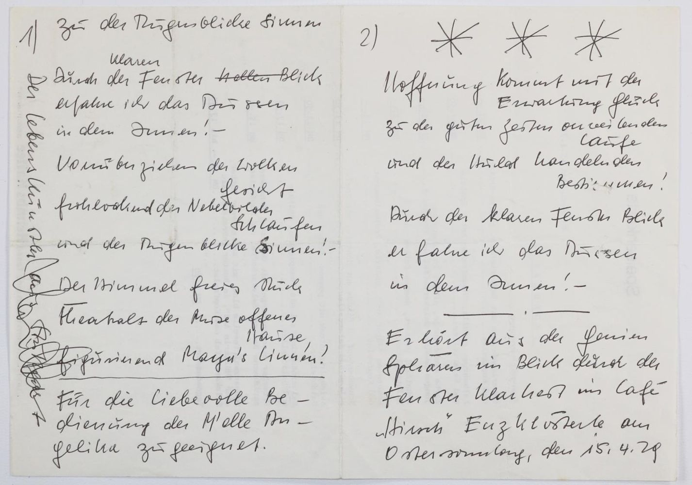 Große Abbildung Nr.1: 133-1732 Troll, Thaddäus (d.i. Hans Bayer),: (Autographen)