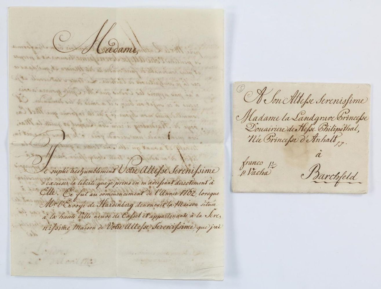 Große Abbildung Nr.1: 133-1733 Wittorf, Julius Jürgen Freiherr von,: (Autographen)