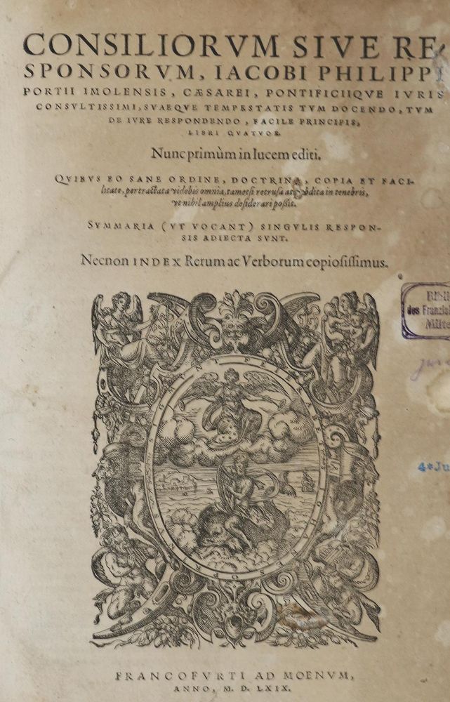 Große Abbildung Nr.1: 133-176 Porzia,J.F.: (Alte Drucke, Handschriften und Theologie)