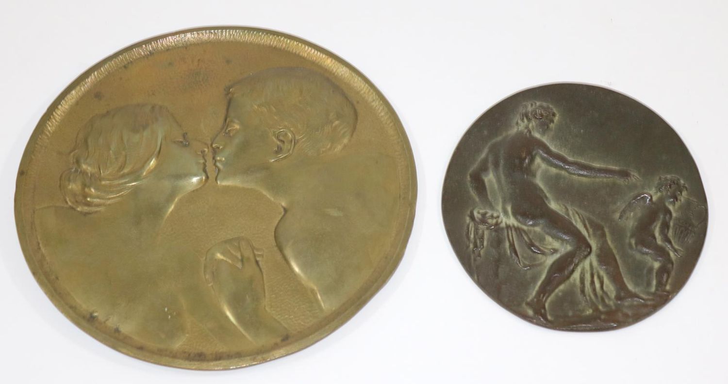 Große Abbildung Nr.1: 133-1761 Bronzeplakette: (Varia, Medaillen)