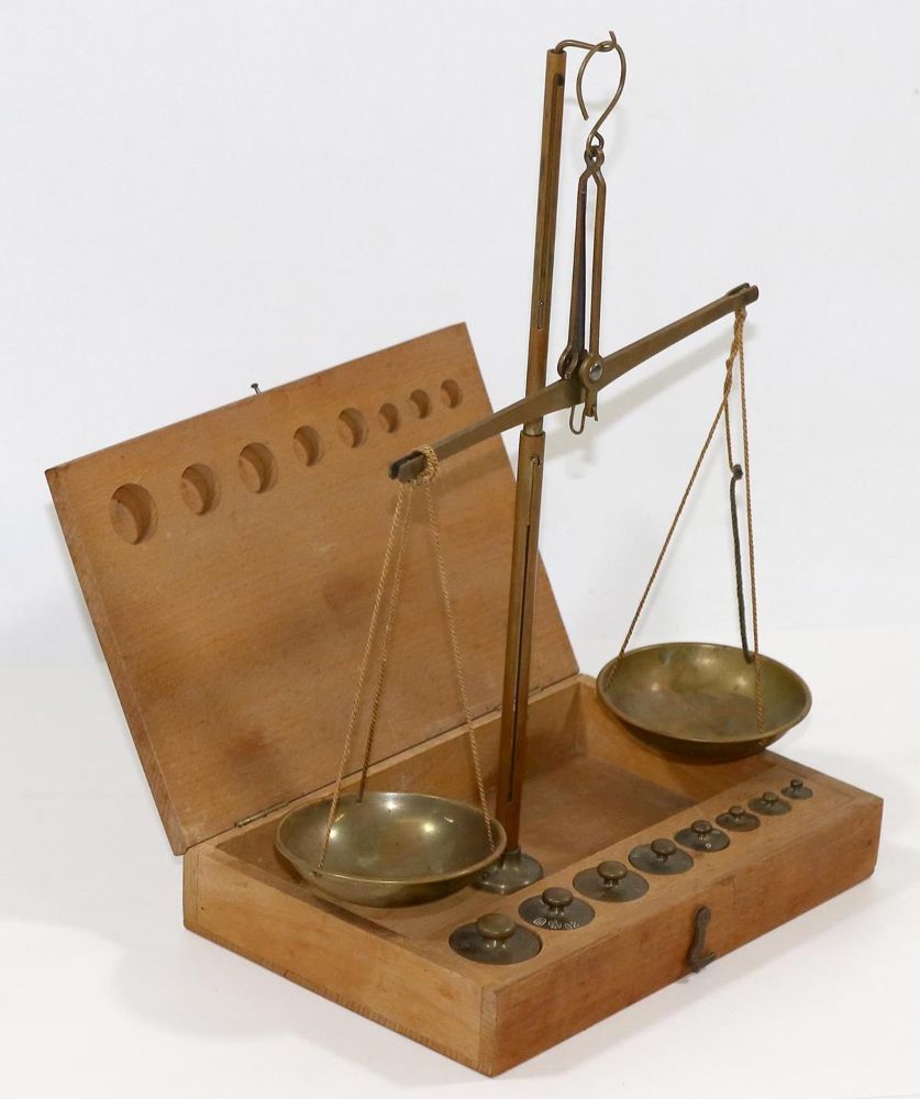 Große Abbildung Nr.2: 133-1784 Apothekerwaage: (Varia, Waagen)
