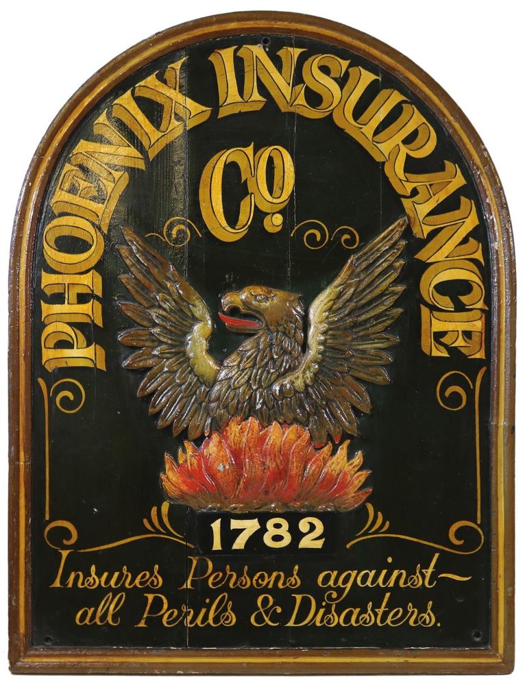 Große Abbildung Nr.1: 133-1787 Phoenix Insurance Co.: (Varia, Werbung, Versicherung)