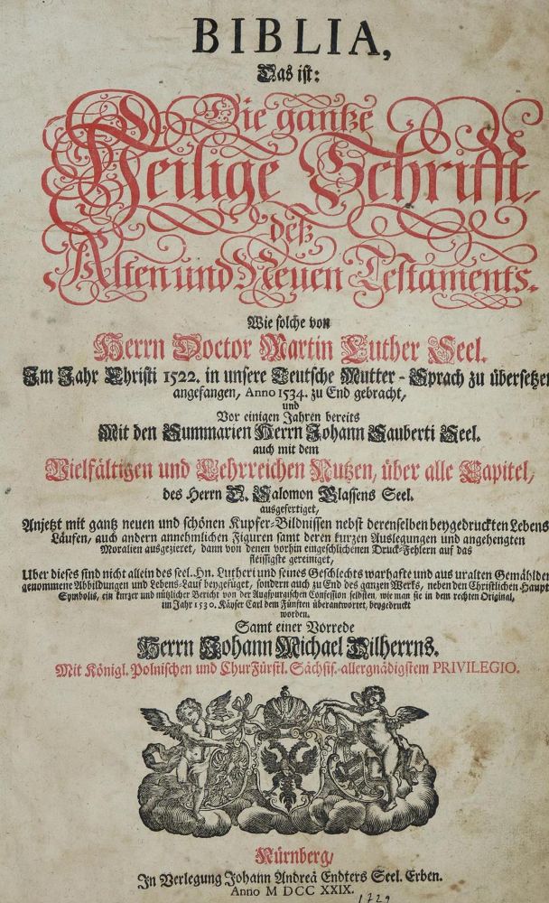 Große Abbildung Nr.1: 133-18 Biblia.: (Bibeln)