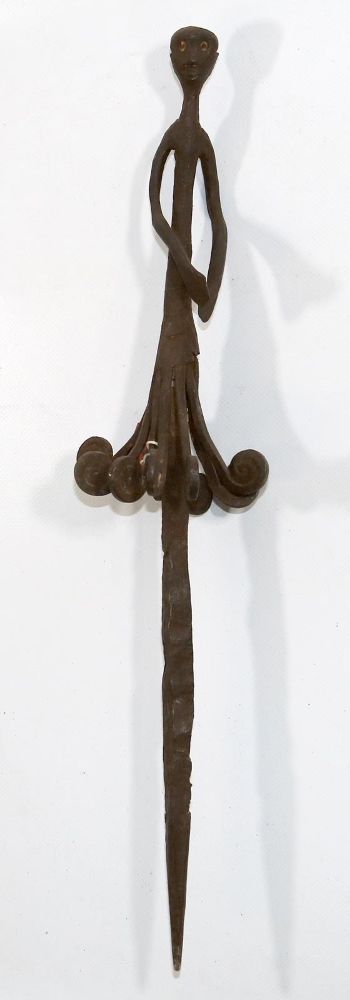 Große Abbildung Nr.2: 133-1801 Vier Eisenfiguren.: (Afrika)