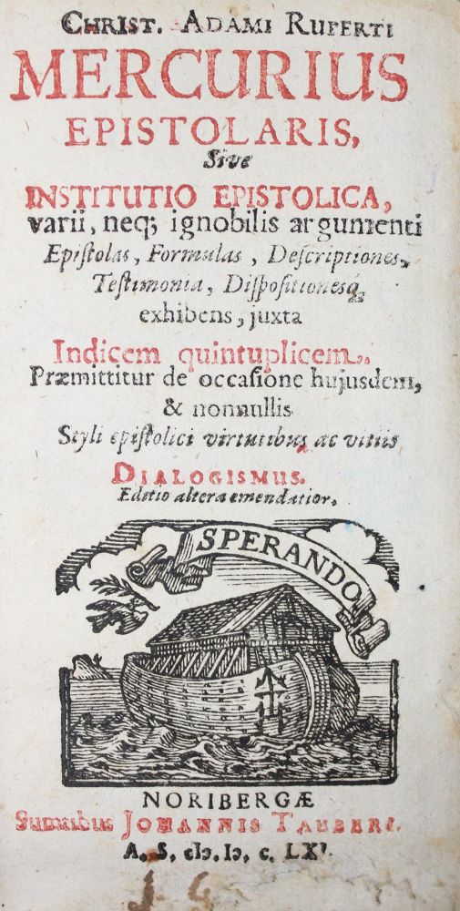 Große Abbildung Nr.1: 133-184 Rupertus,C.A.: (Alte Drucke, Handschriften und Theologie)