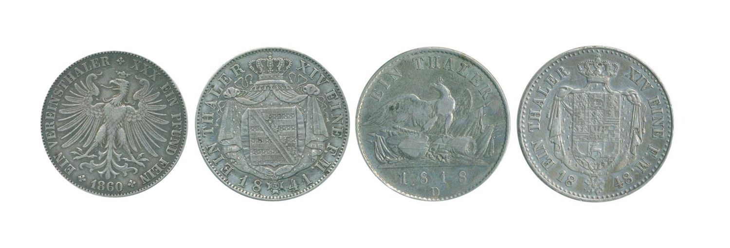 Große Abbildung Nr.1: 133-1874 Taler- Thalersammlung.: (Münzen und Medaillen, Silber)