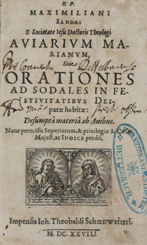 Große Abbildung Nr.1: 133-189 Sandaeus,M. (M. van der Sandt).: (Alte Drucke, Handschriften und Theologie)