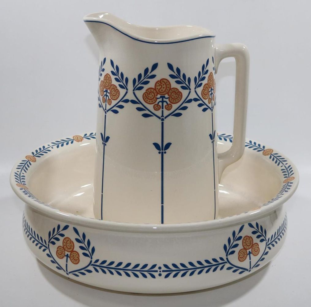 Große Abbildung Nr.5: 133-1906 Villeroy & Boch: (Porzellan u. Keramik, Fayencen, Waschgarnituren)