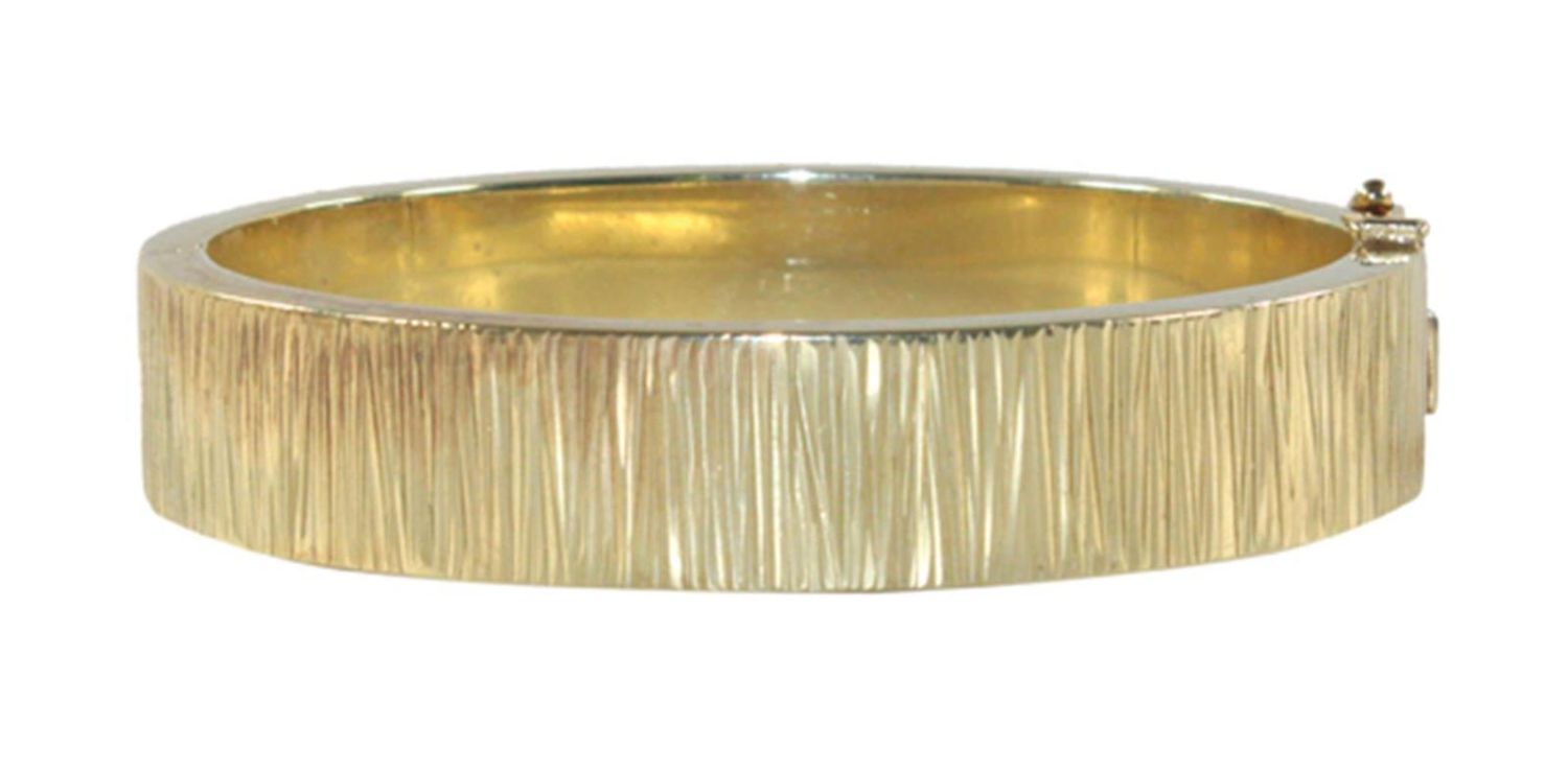 Große Abbildung Nr.1: 133-1931 Armreif 585 GG um 1970.: (Schmuck, Armbänder)