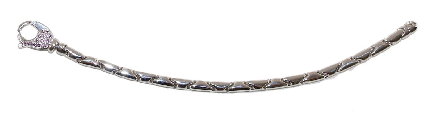 Große Abbildung Nr.2: 133-1950 Hochwertiges Set 585 WG: (Schmuck, DRC Pforzheim)
