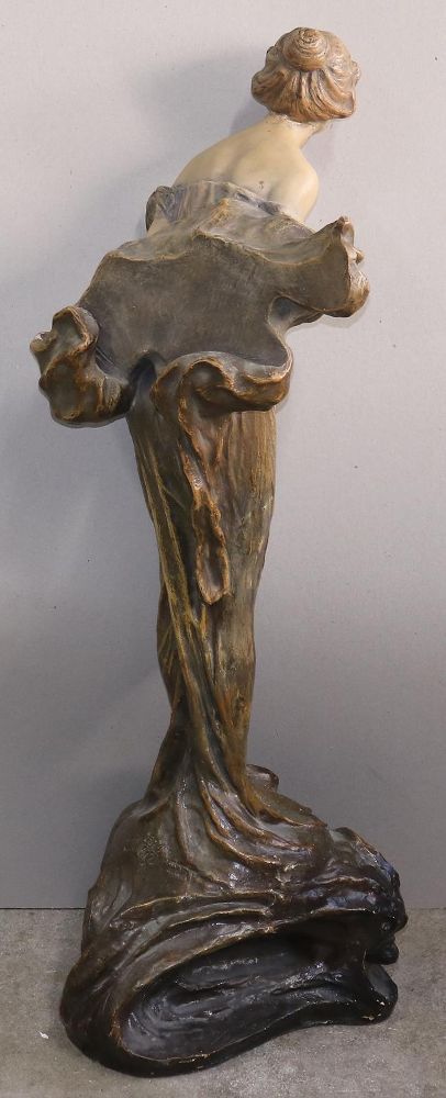 Große Abbildung Nr.4: 133-1992 Jugendstilfigur: (Skulpturen - Plastiken)