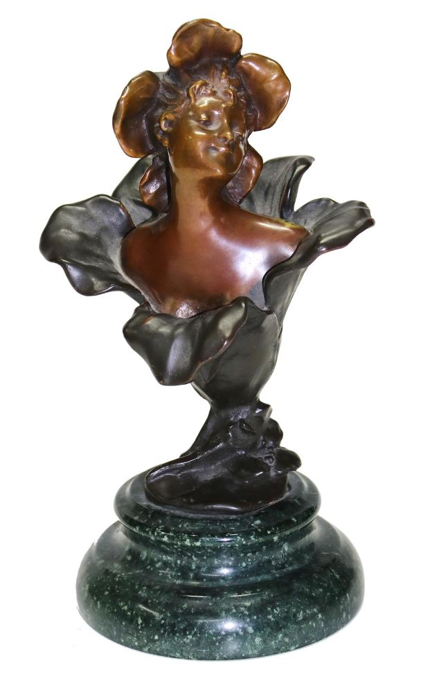 Große Abbildung Nr.1: 133-1996 Blumenmädchen,: (Skulpturen - Plastiken, Skulpturen - Plastiken)