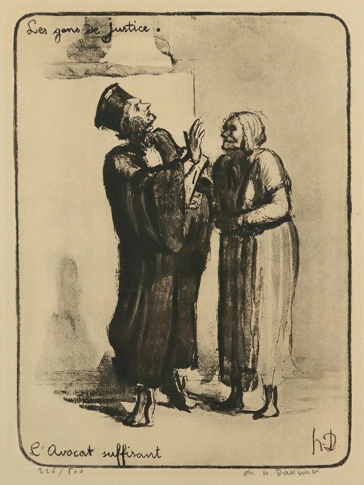 Große Abbildung Nr.1: 133-2176 Daumier.: (Varia, Karikatur)