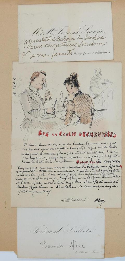 Große Abbildung Nr.1: 133-2178 Konvolut: (Varia, Karikatur)