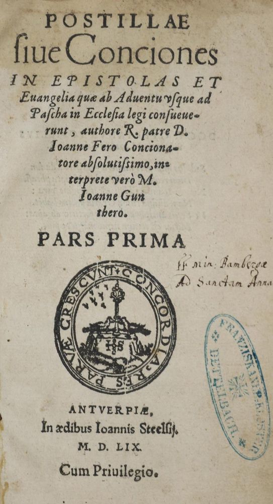 Große Abbildung Nr.1: 133-218 Wild,J.: (Alte Drucke, Handschriften und Theologie)