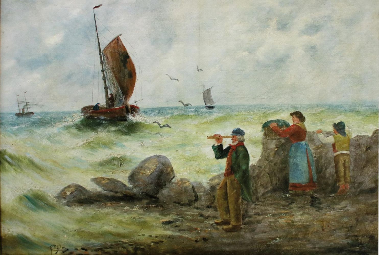 Große Abbildung Nr.3: 133-2196 Kapitänsbild.: (Varia, Marine)