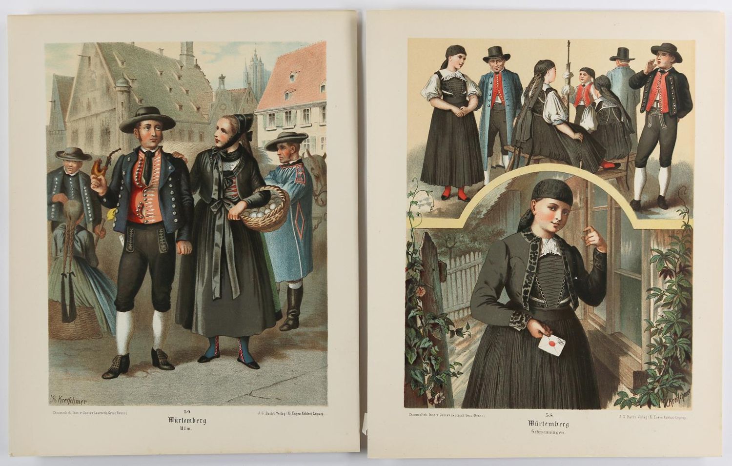 Große Abbildung Nr.3: 133-2211 Kretschmer,A.: (Varia, Mode und Trachten, Trachten)