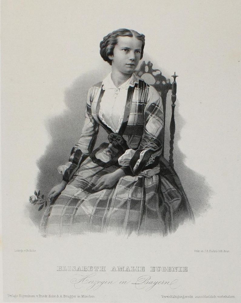 Große Abbildung Nr.1: 133-2228 Elisabeth, Kaiserin von Österreich.: (Varia, Portrait)