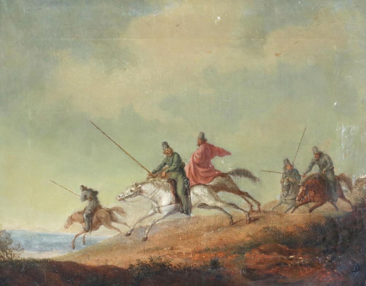 Große Abbildung Nr.1: 133-2239 Reiterszenen.: (Varia)