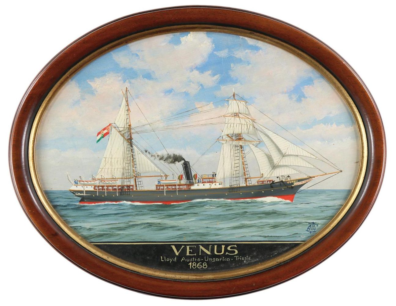 Große Abbildung Nr.1: 133-2242 Segelschiffe.: (Varia)