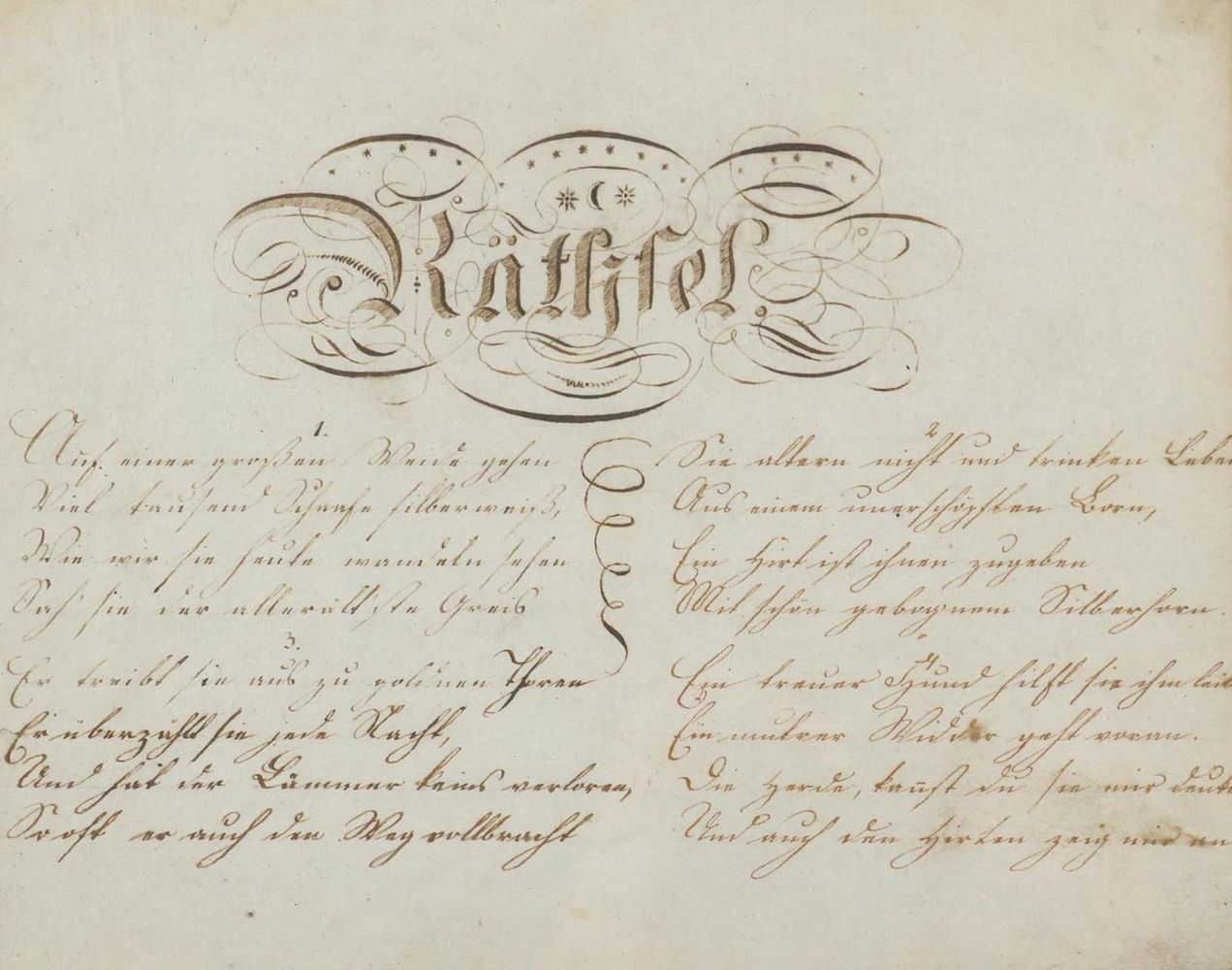 Große Abbildung Nr.2: 133-2247 Kalligraphie.: (Varia, Typographie und Kalligraphie)