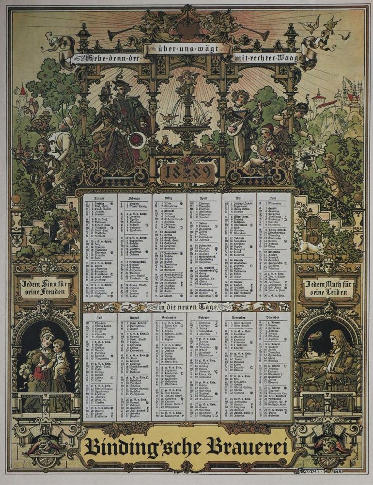 Große Abbildung Nr.1: 133-2250 Binding Brauerei, Frankfurt a.M.: (Varia, Werbung, Getränke)