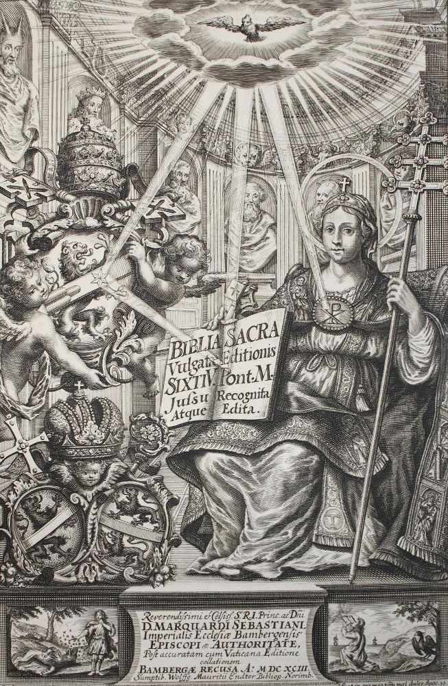 Große Abbildung Nr.2: 133-24 Biblia latina.: (Bibeln)