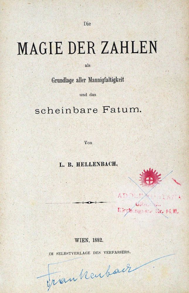 Große Abbildung Nr.2: 133-249 Hellenbach,L.B.: (Grenzwissenschaften und Okkultismus)