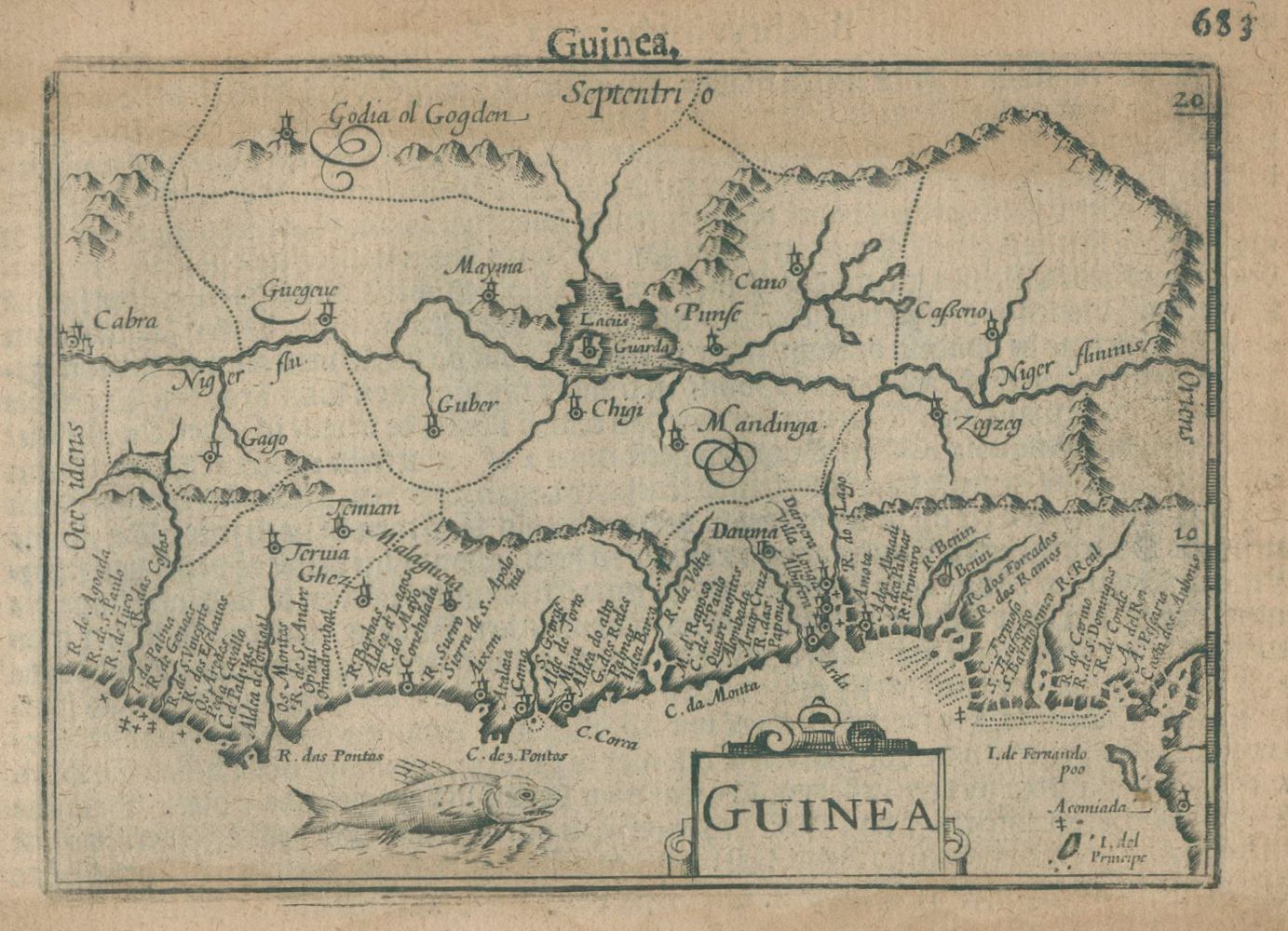 Große Abbildung Nr.1: 133-2493 Guinea.: (Afrika)