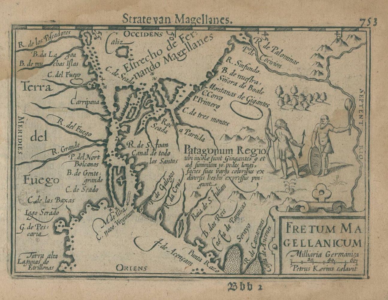 Große Abbildung Nr.1: 133-2508 Magellanstraße.: (Amerika)