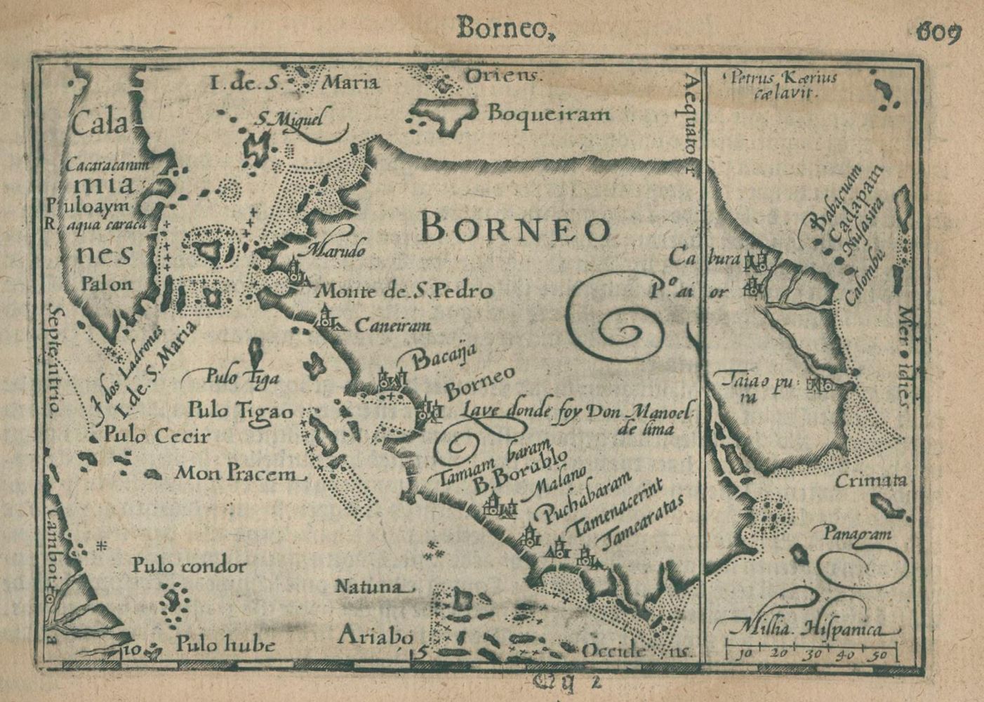 Große Abbildung Nr.1: 133-2520 Borneo.: (Asien)