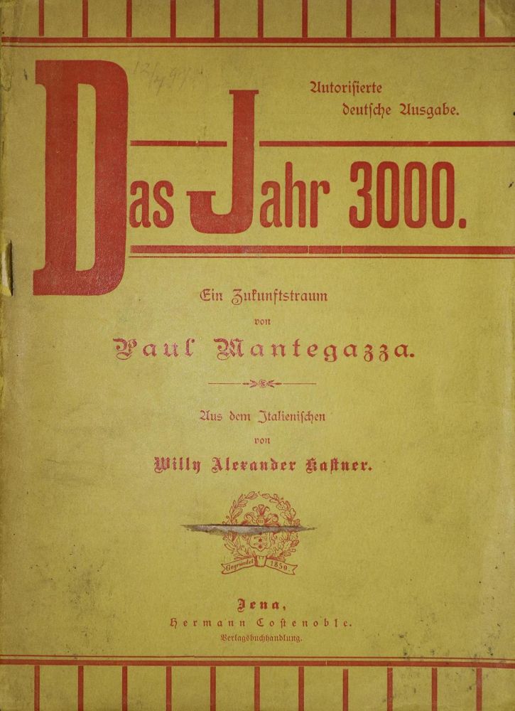 Große Abbildung Nr.1: 133-253 Mantegazza,P.: (Grenzwissenschaften und Okkultismus)