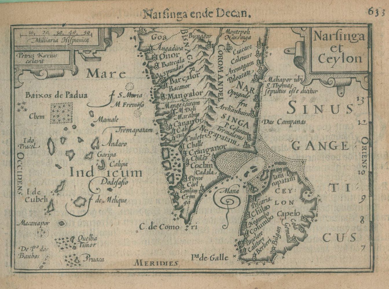 Große Abbildung Nr.1: 133-2544 Südindien und Sri Lanka.: (Asien)