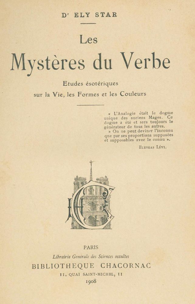 Große Abbildung Nr.2: 133-257 Star,E. (d.i. E.Jacobs).: (Grenzwissenschaften und Okkultismus)