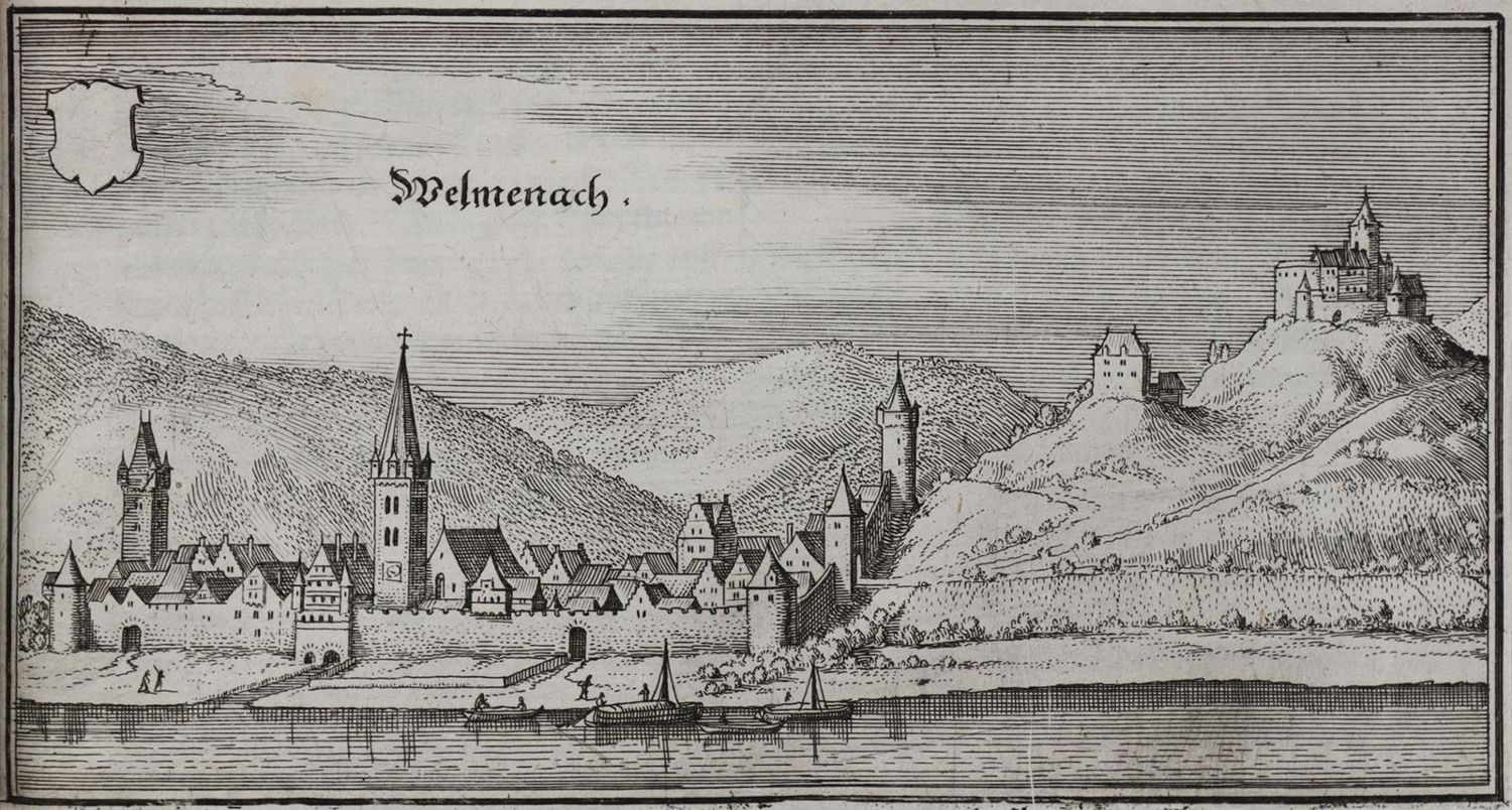 Große Abbildung Nr.1: 133-2594 Bernkastel mit Burg Landshut.: (Deutschland)