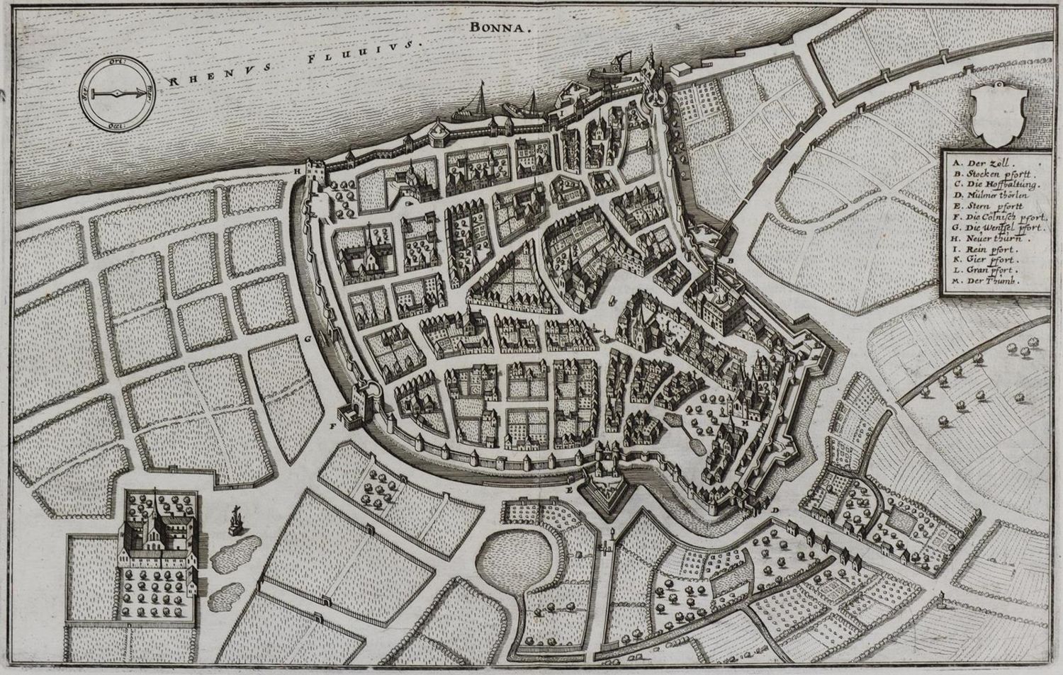Große Abbildung Nr.1: 133-2598 Bonn.: (Deutschland)