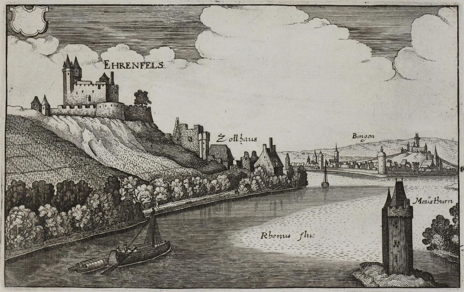 Große Abbildung Nr.1: 133-2610 Burg Ehrenfels.: (Deutschland)