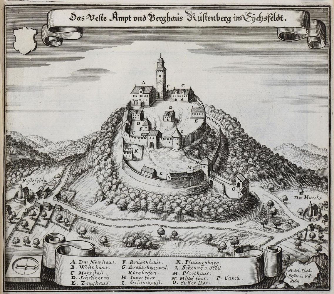 Große Abbildung Nr.1: 133-2613 Burg Rusteberg im Eichsfeld.: (Deutschland)