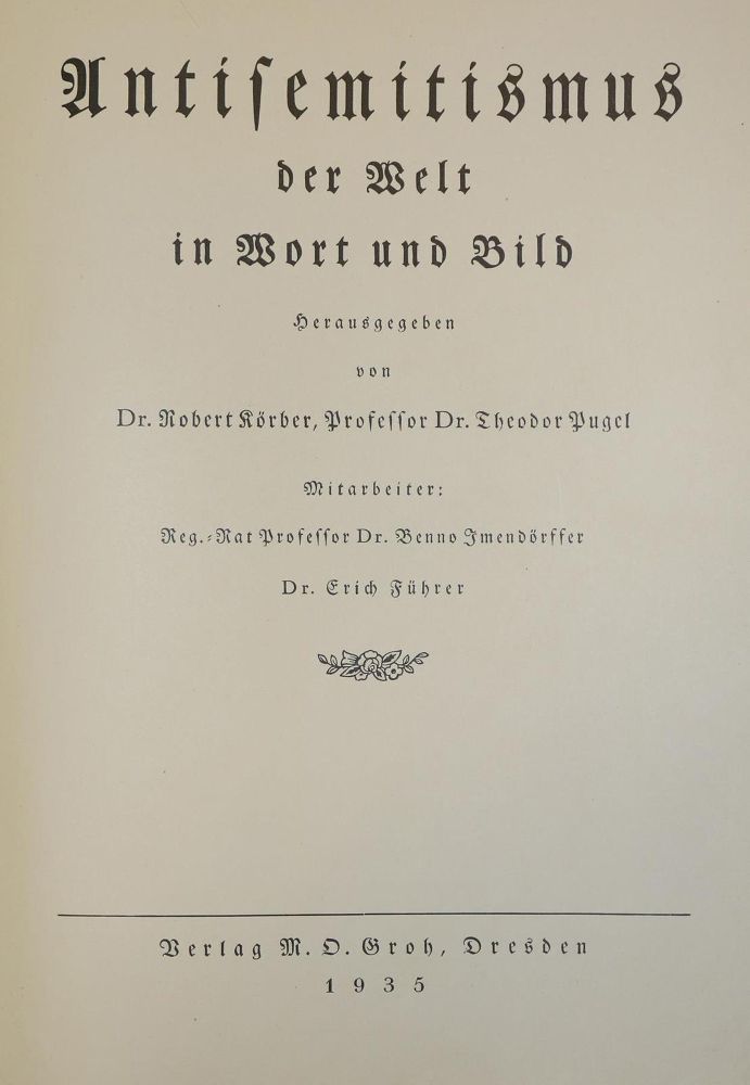 Große Abbildung Nr.1: 133-265 Körber,R. u. T.Pugel. (Hrsg.).: (Judaica)